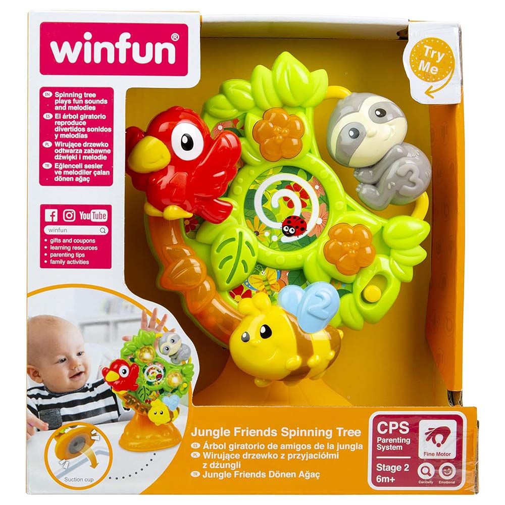 Winfun - Jungle Friends Spinning Tree Toy