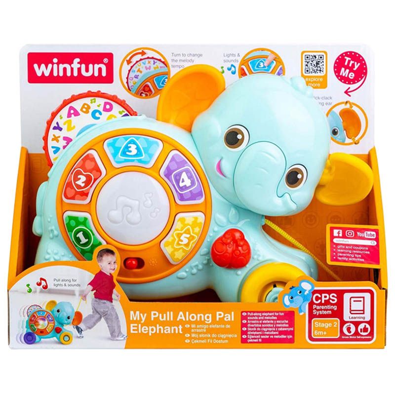 Winfun - My Pull Along Pal - Elephant