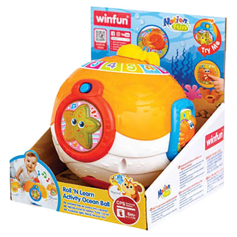 Winfun - Roll N Learn Activity Ocean Ball