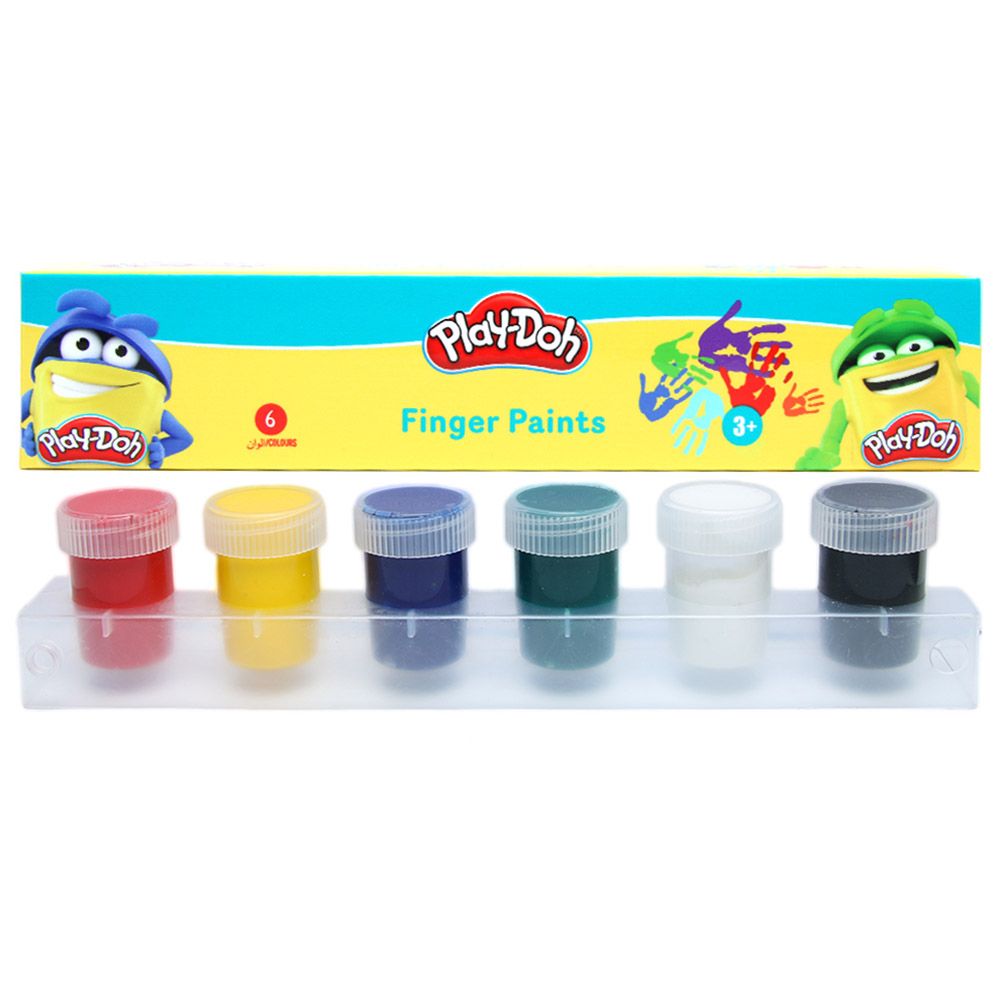 Play-Doh - Finger Paint Can - 6pcs