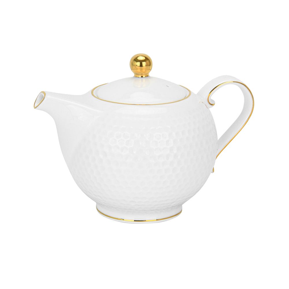 Fissman - Noemi Fine Bone China Tea Pot - White - 780 ml