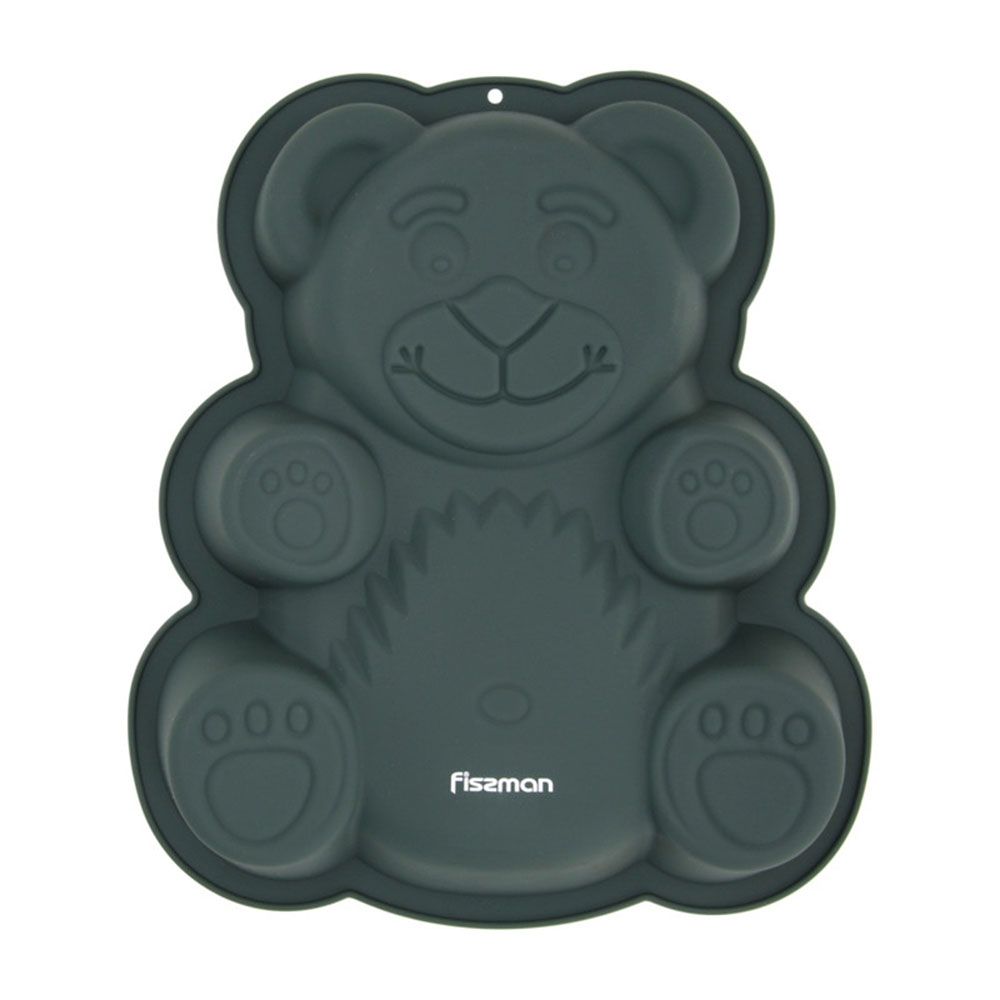 Fissman - Teddy Bear Shaped Silicone Cake Mould - 26x24x5 cm