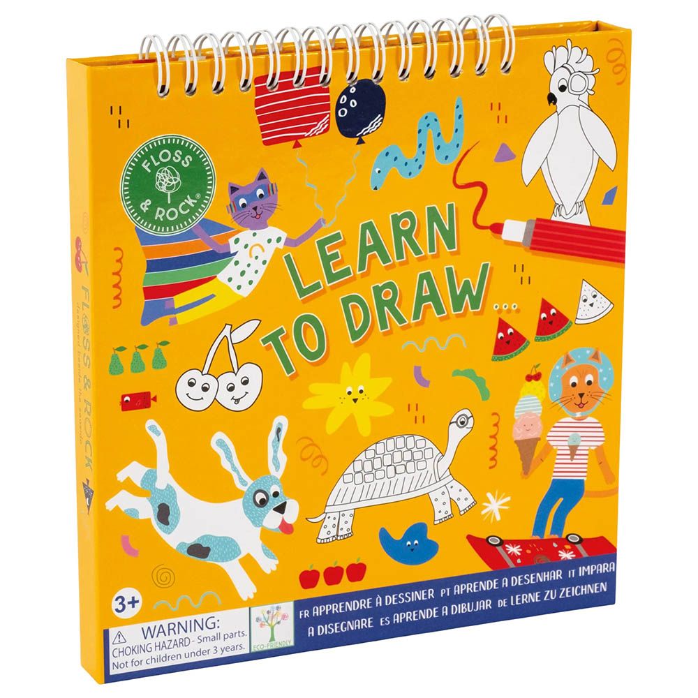 Floss & Rock - Learn To Draw Activity Book - Pets