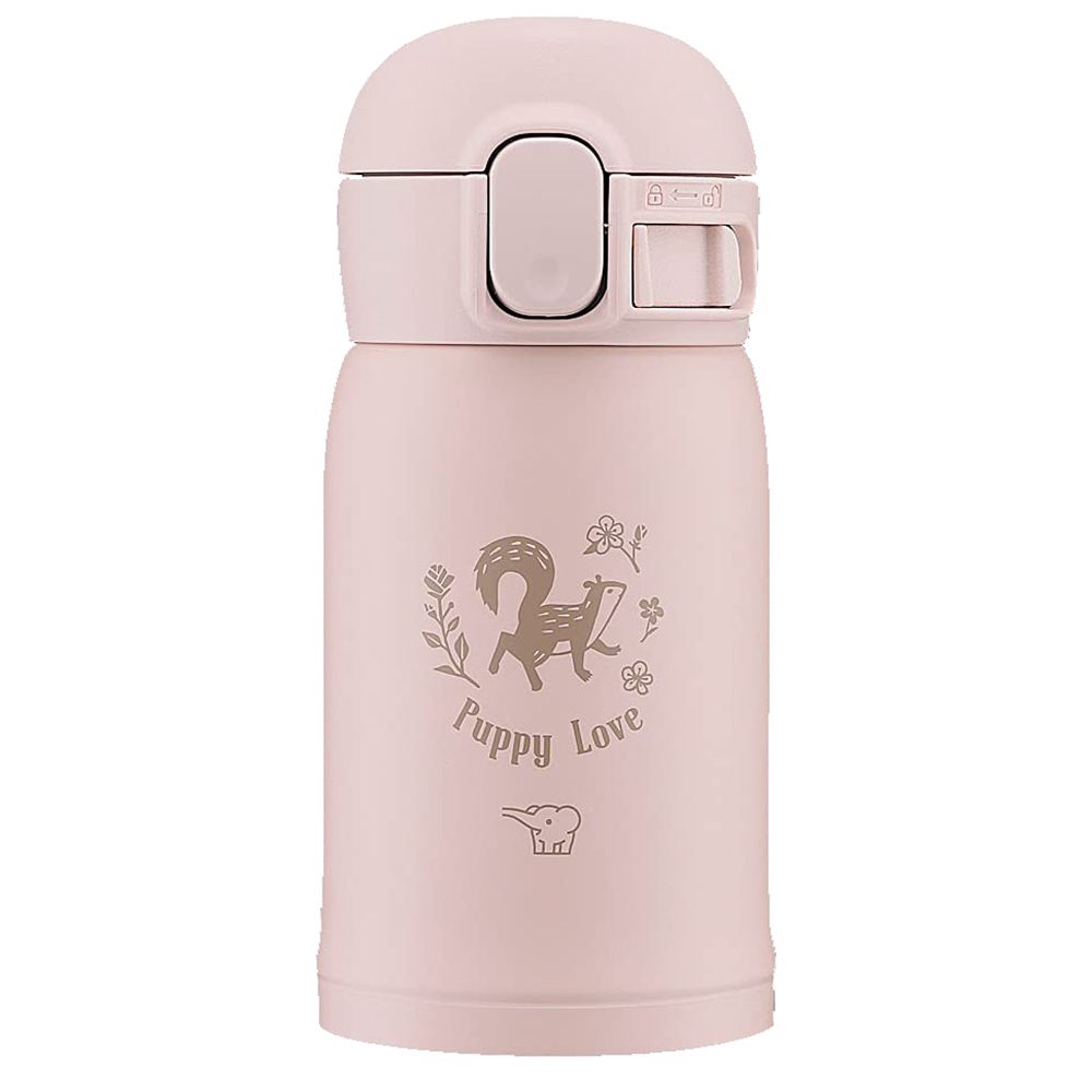 Zojirushi - Stainless Steel Vacuum Bottle - Vintage Rose - 240 ml