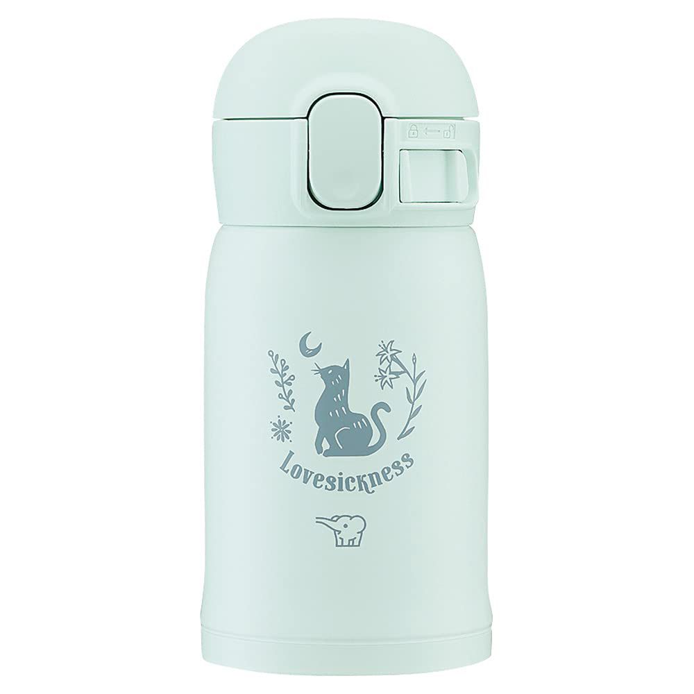 Zojirushi - Stainless Steel Vacuum Bottle - Watery Green - 240 ml