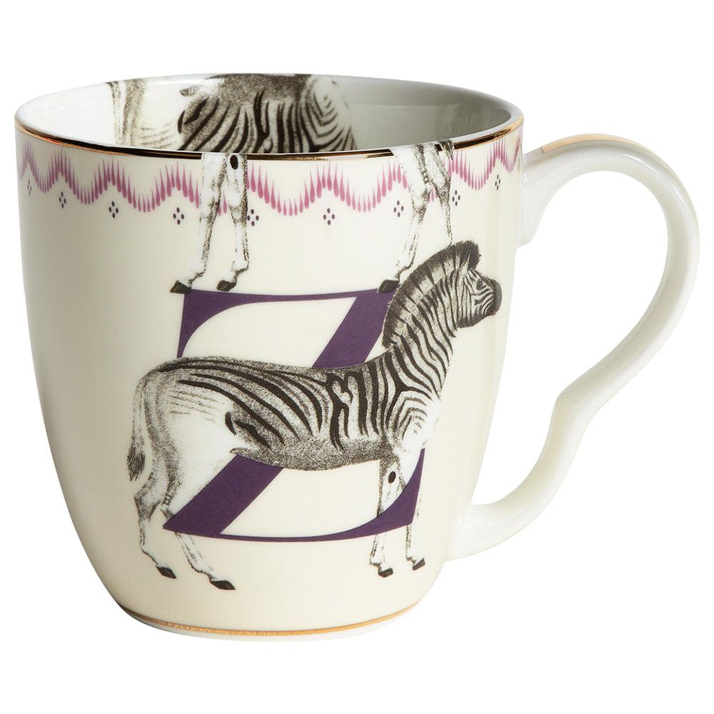 Yvonne Ellen - Z - Alphabet Mug - Zebra