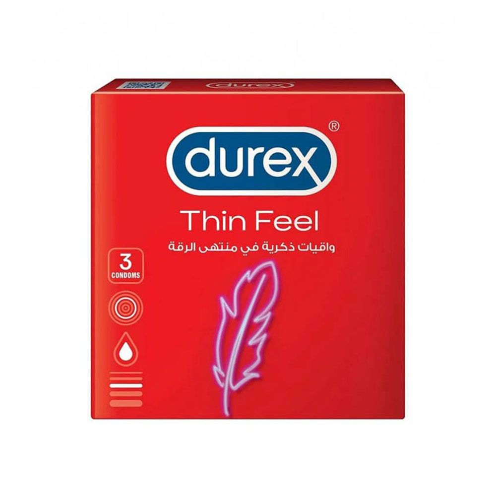 Durex - Thin Feel Condoms - 3 Pcs