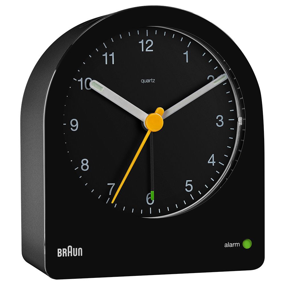 Braun - Quartz Alarm Clock - Black