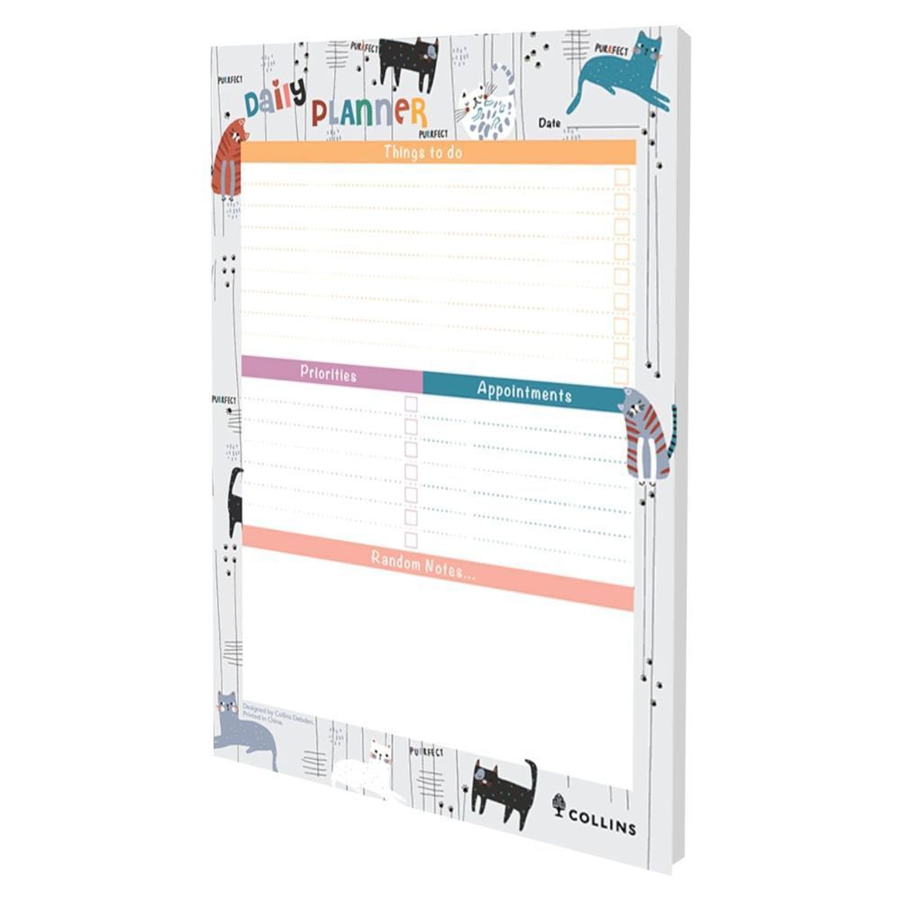 Collins - Maru Cat A5 Daily Tasks Notepad