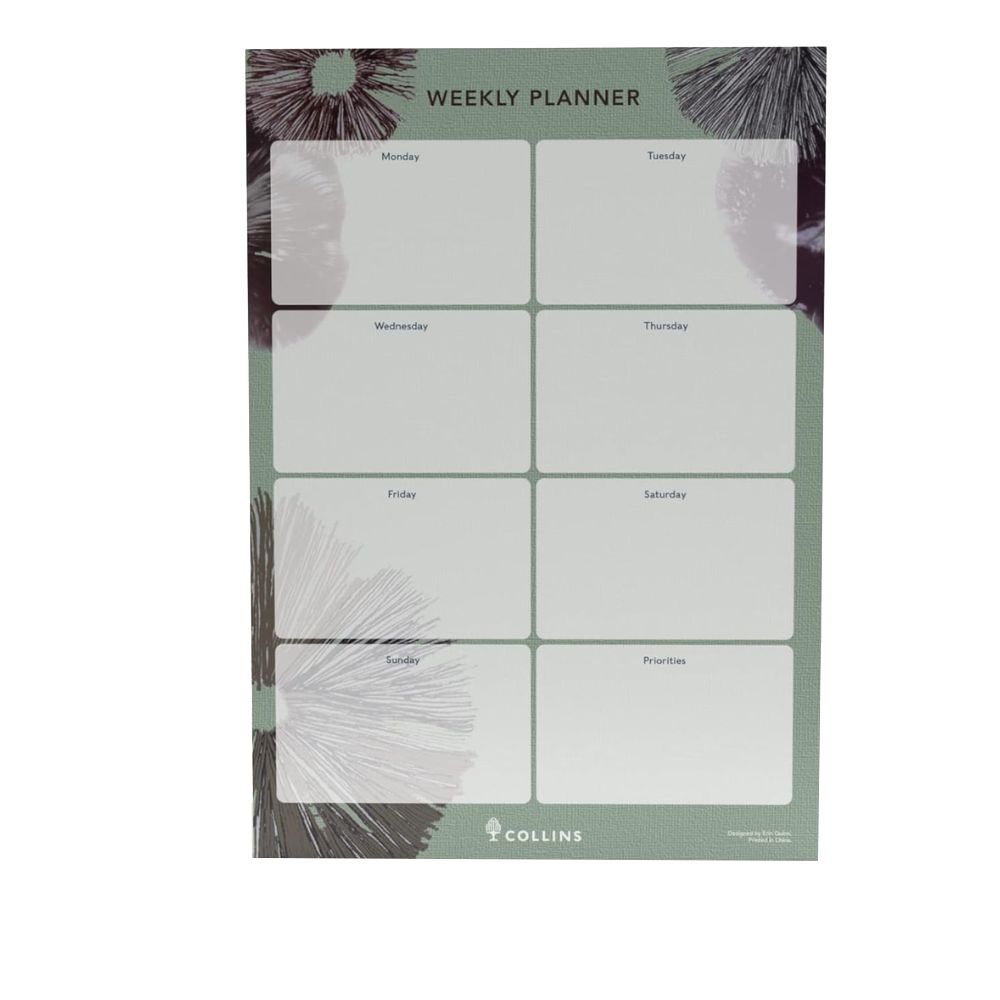 Collins - Flourish A4 Weekly Desk Pad