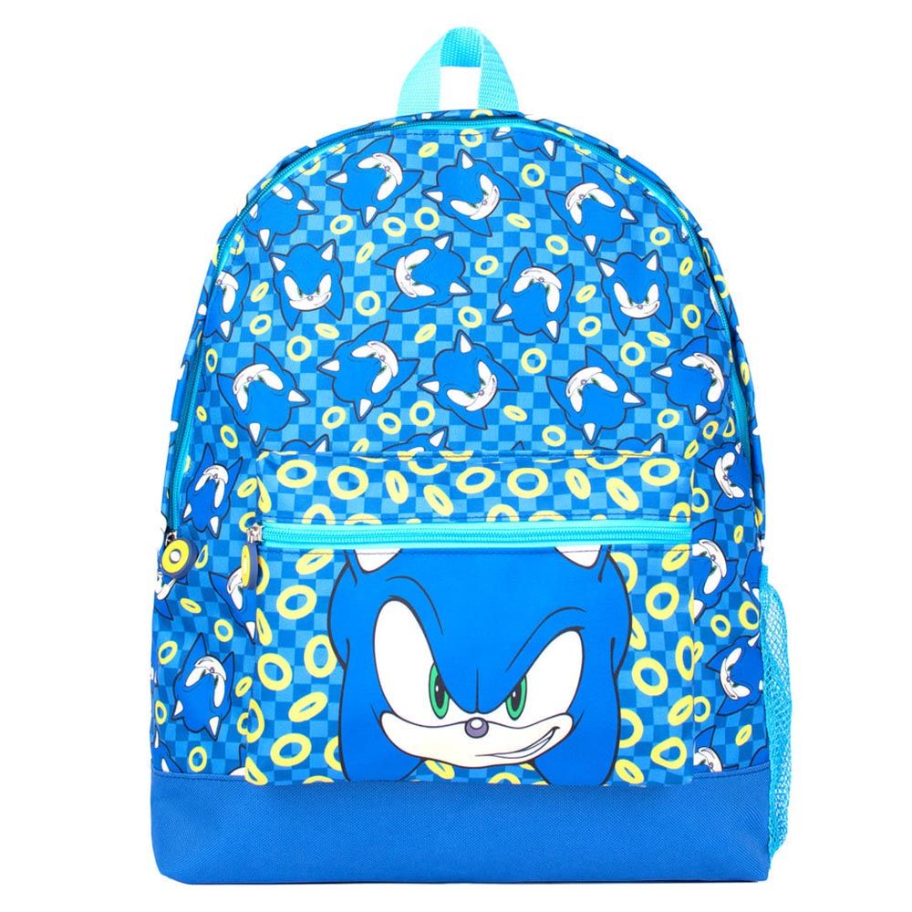 Fringoo - Personalized Kids Backpack - Sonic the Hedgehog - 16-inch