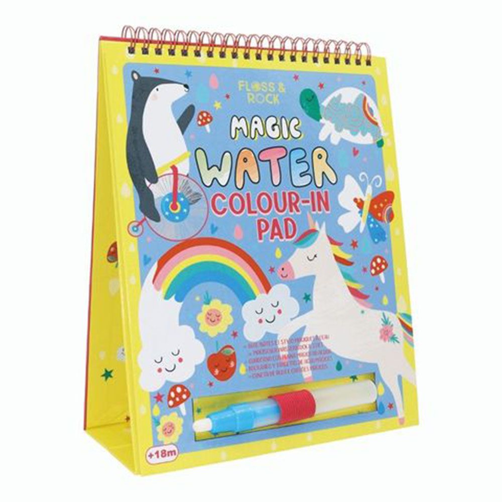 Floss & Rock - Magic Water Colour-In Easel And Pen - Rainbow Fairy