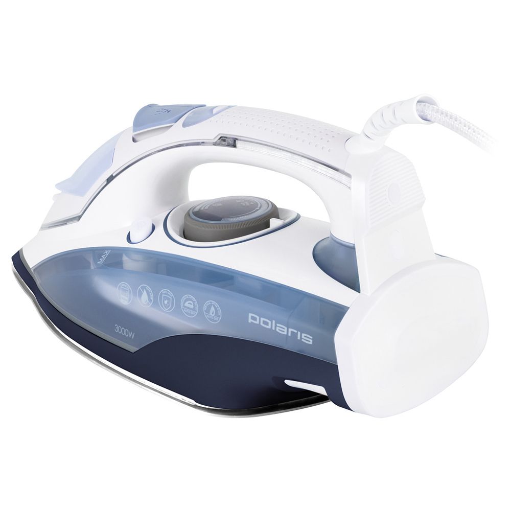 Polaris - Anodized Soleplate Coating Steam Iron - 0.3 L - 3050 W