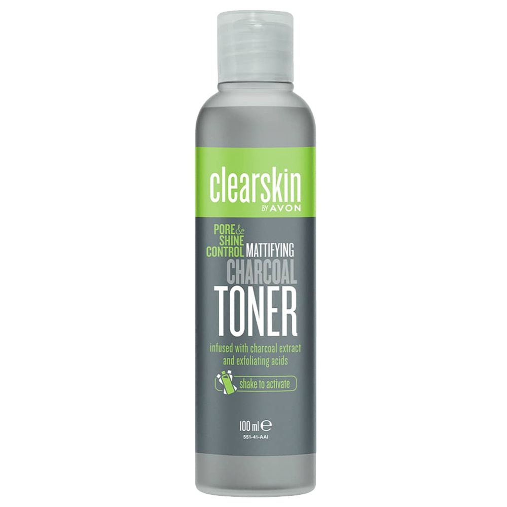 Avon - Clearskin & Shine Control Mattifying Charcoal Toner -100 ml