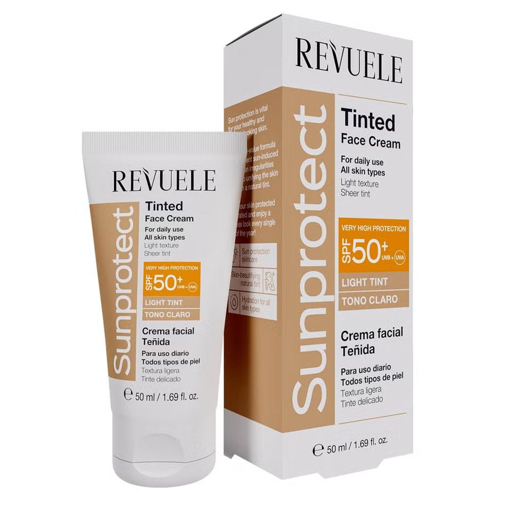 Revuele - SPF 50+ Sunprotect Face Cream - Light Tint - 50 ml