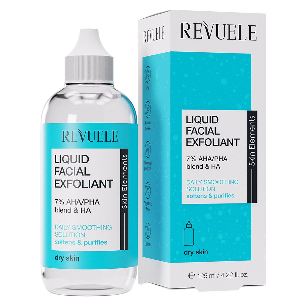 Revuele - 7% AHA/PHA Blend & HA Liquid Facial Exfoliant - 125 ml