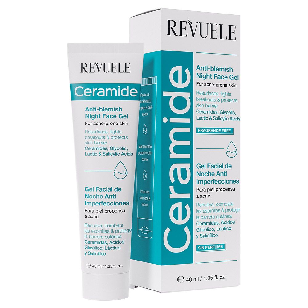 Revuele - Ceramide Anti-Blemish Night Face Gel - 40 ml