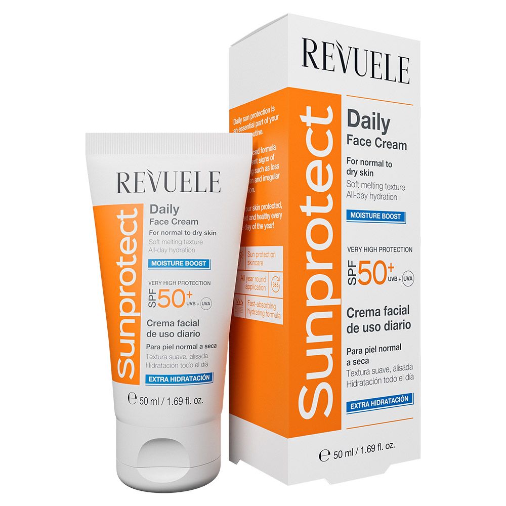 Revuele - SPF 50+ Moisture Boost Daily Face Cream - 50 ml