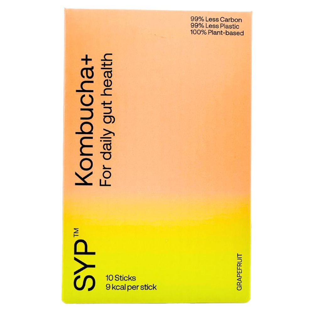 SYP - Kombucha+ Probiotics Water Sachets - Grapefruit - 50 g - 10 Pcs