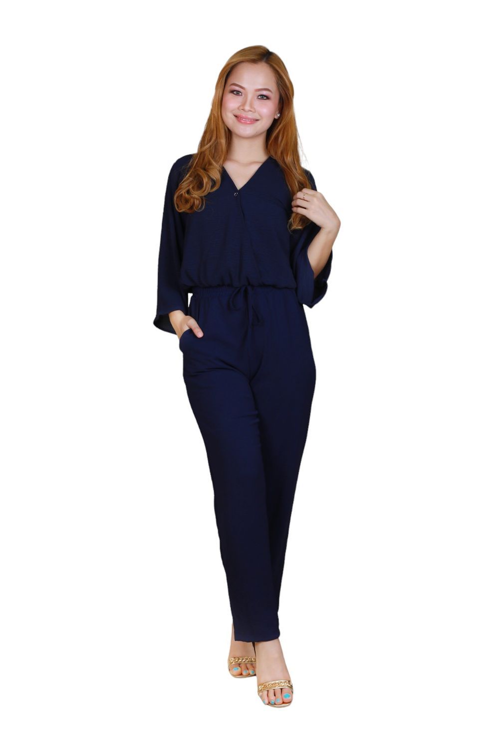 Veronica - Classy & Comfortable Co-Ord Set - Navy