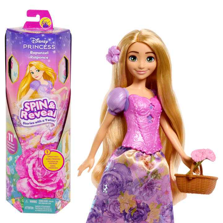 Disney Princess - Fashion Doll Spin And Reveal Rapunzel