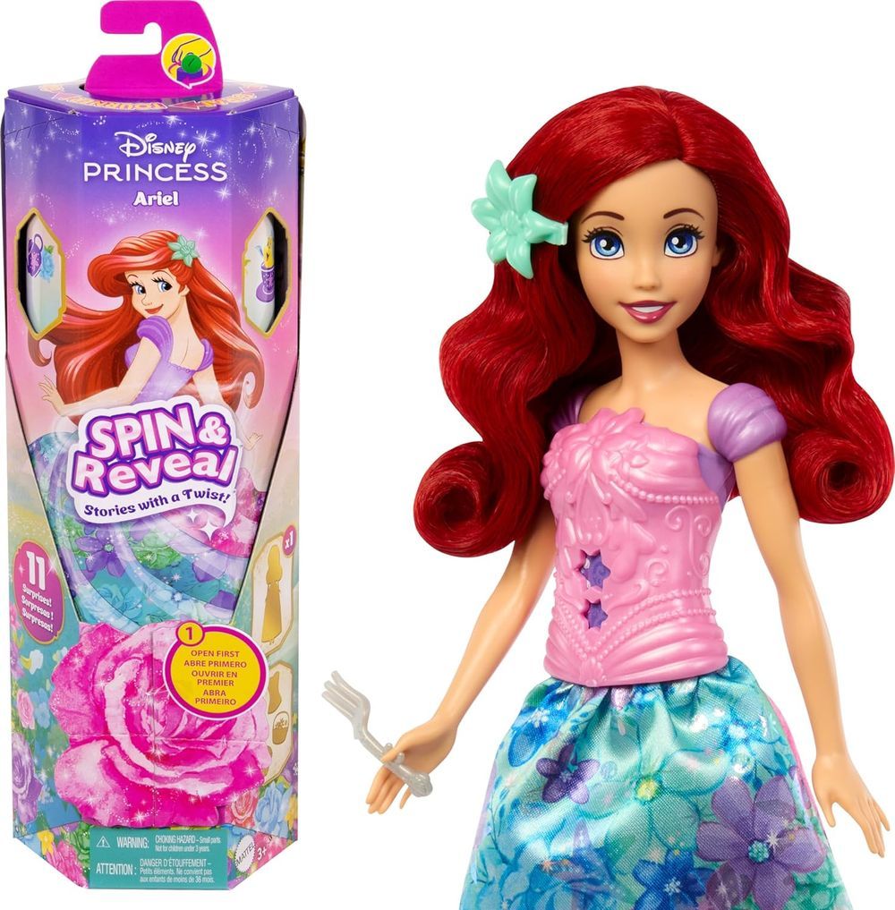 Disney Princess - Fashion Doll Spin And Reveal Ariel