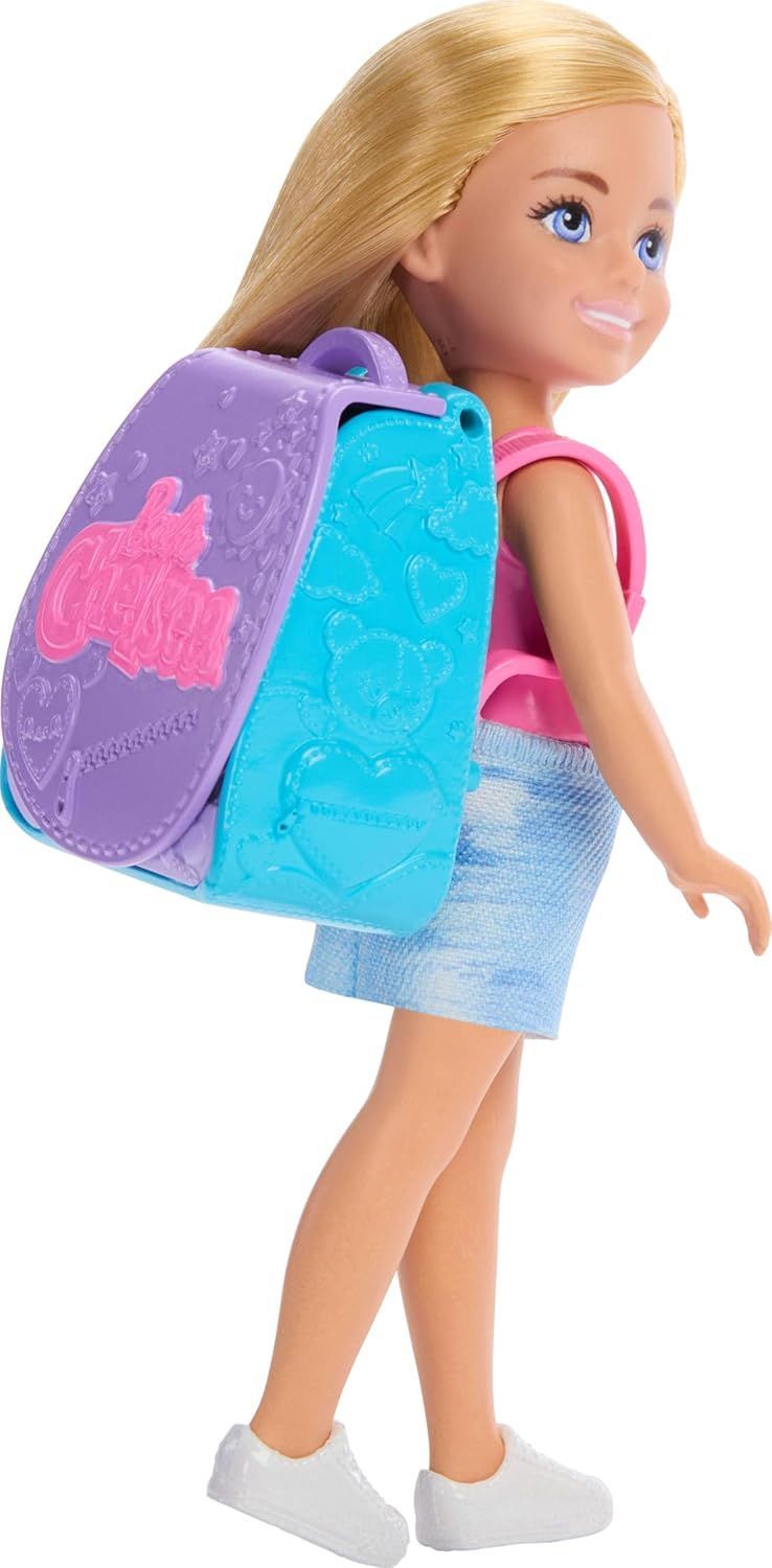 Barbie - Club Chelsea Backpack Surprise - Blonde Doll