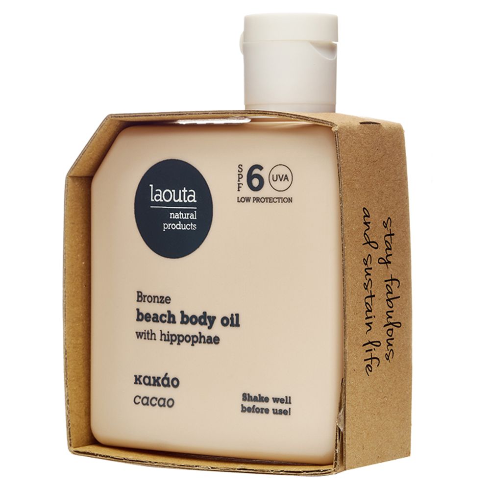 Laouta - Beach Body Oil Cacao SPF 6 - 100ml