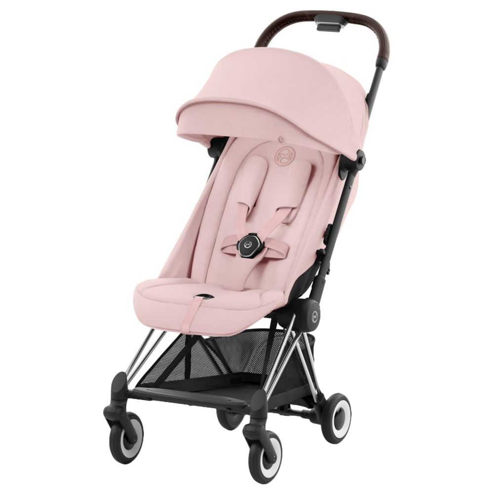 Cybex - Coya Matt Black Stroller - Peach Pink