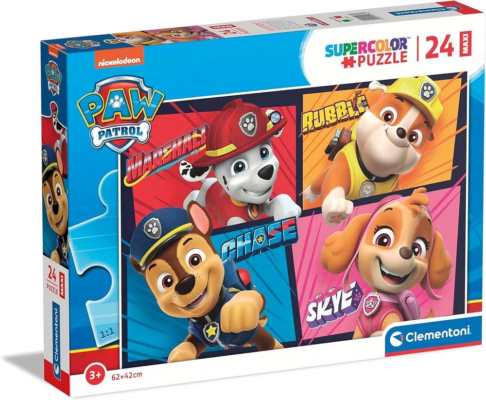 Clementoni - Puzzle Maxi Pawpatrol - 24pcs