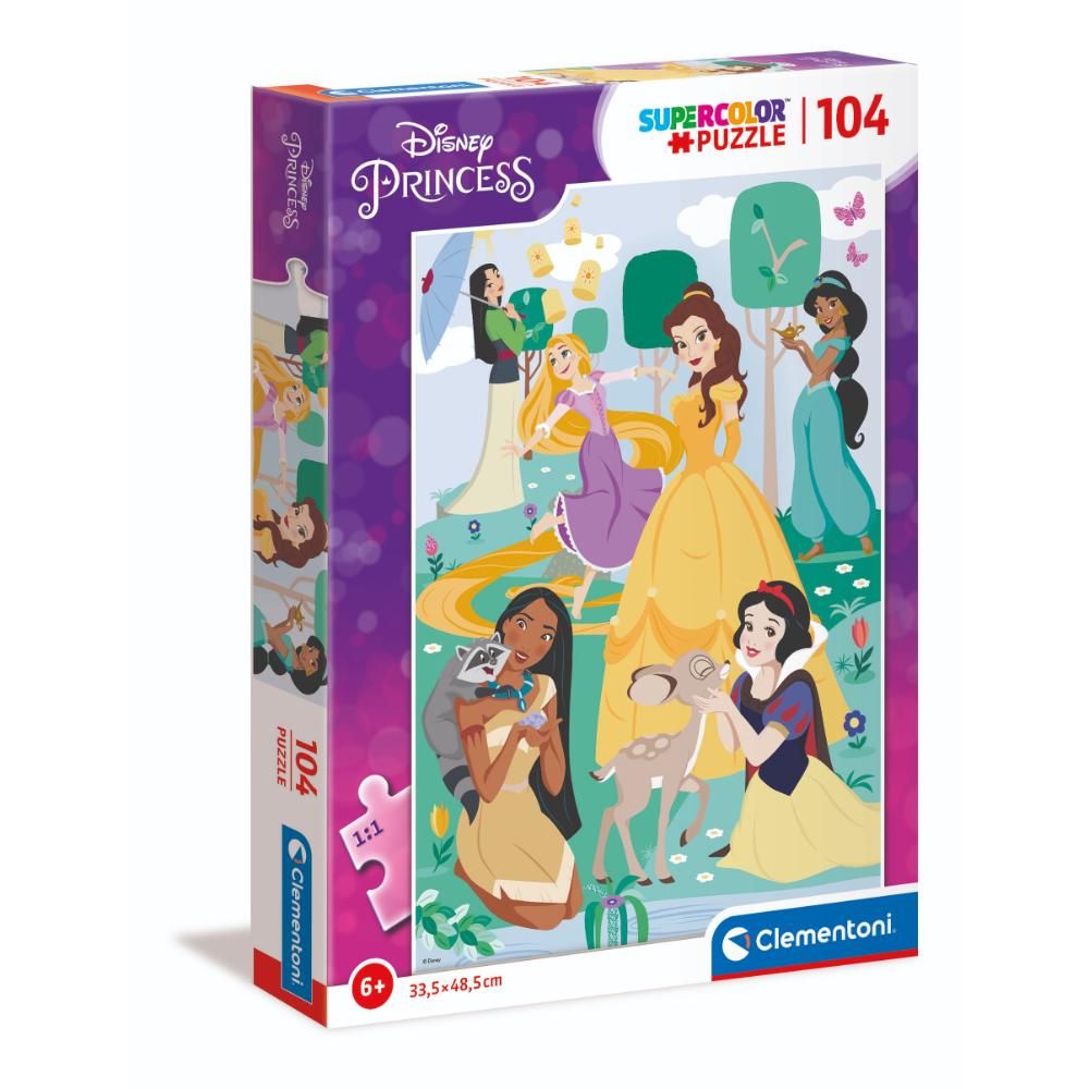 Clementoni - Disney Princess Park Puzzle - 104 Pcs