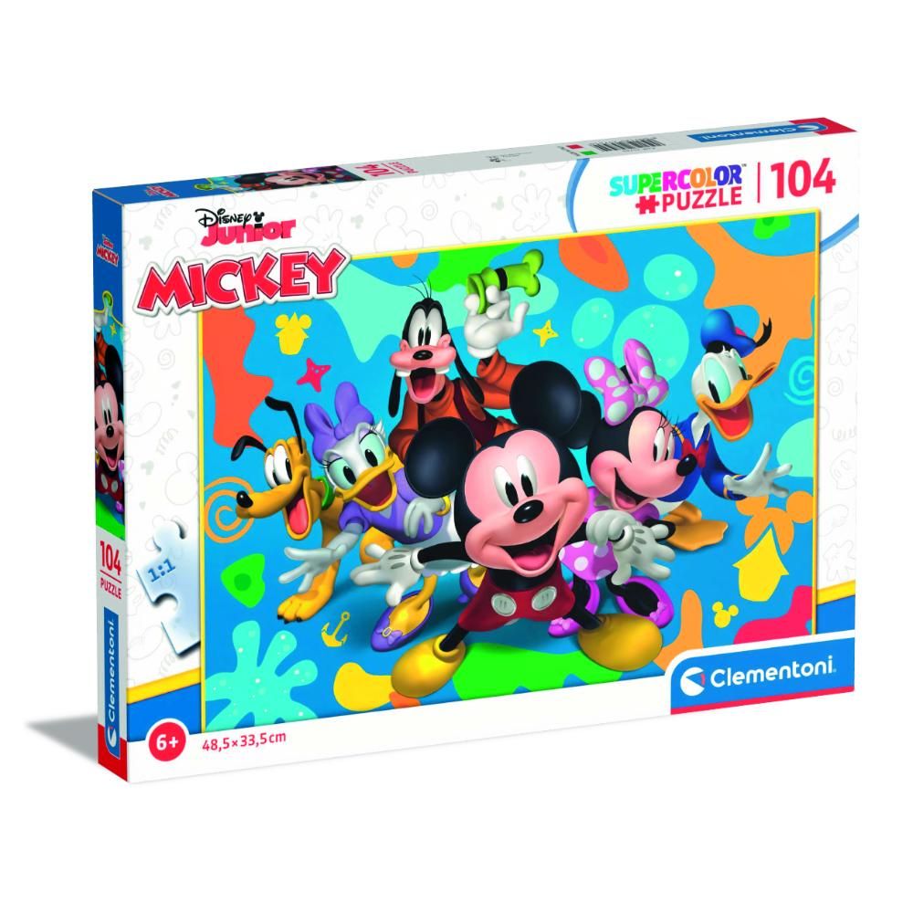 Clementoni - Mickey And Friends Puzzle - 104 Pcs