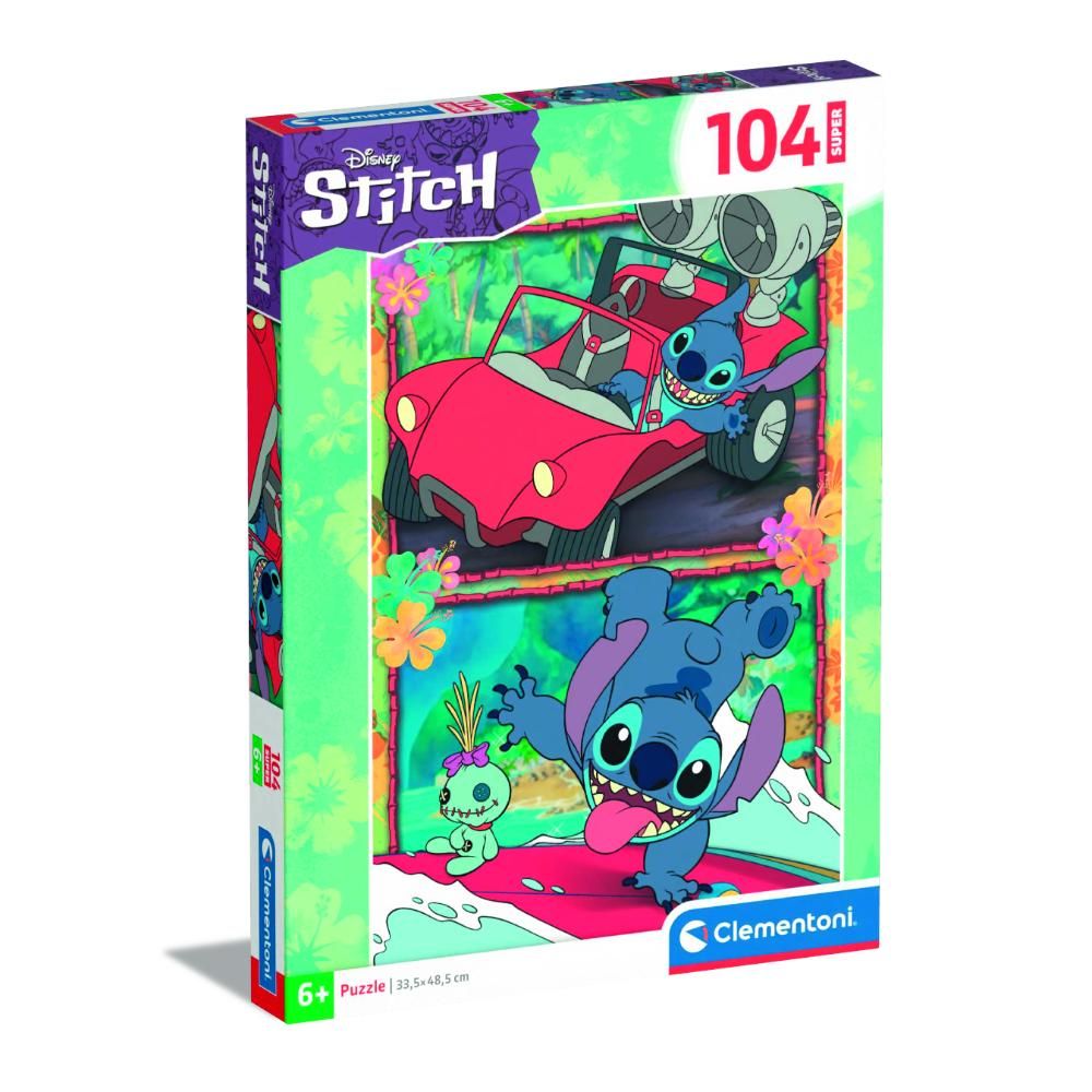 Clementoni - Disney Stitch Puzzle - 104 Pcs