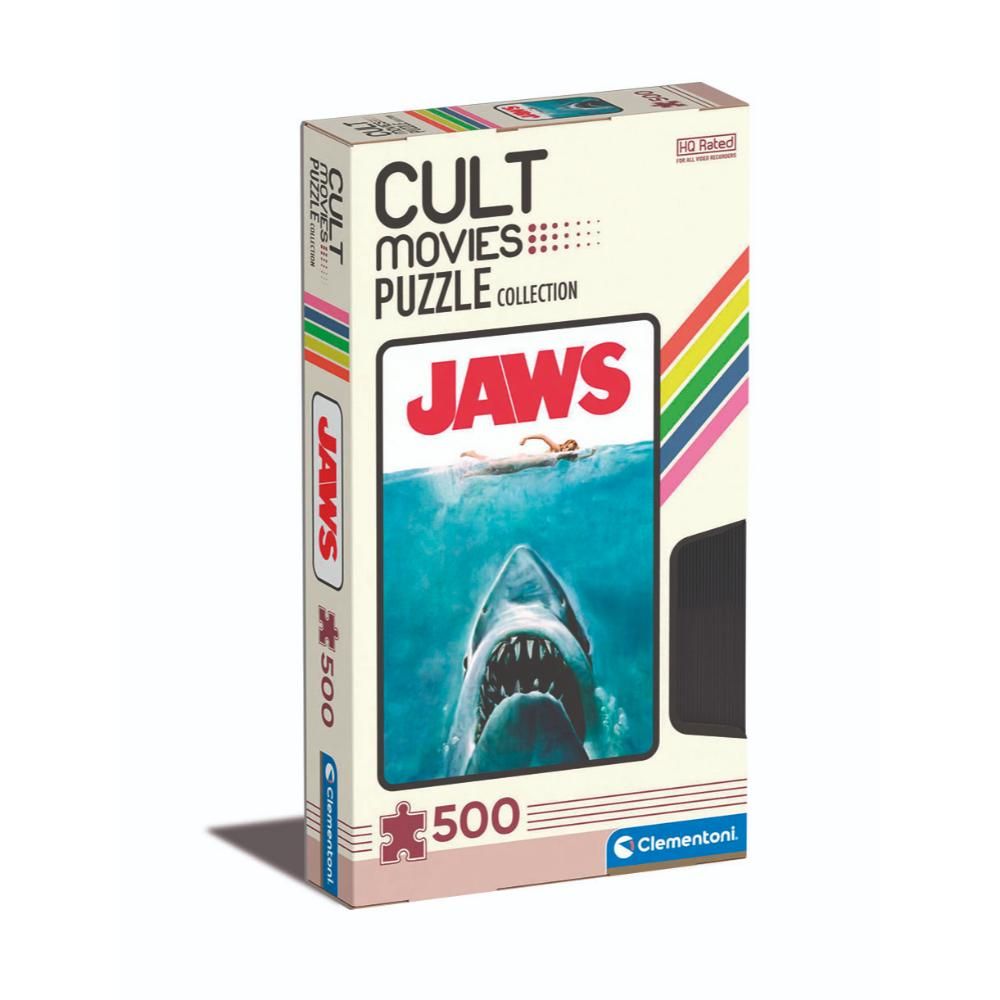 Clementoni - Jaws Cult Movie Puzzle - 500 Pcs