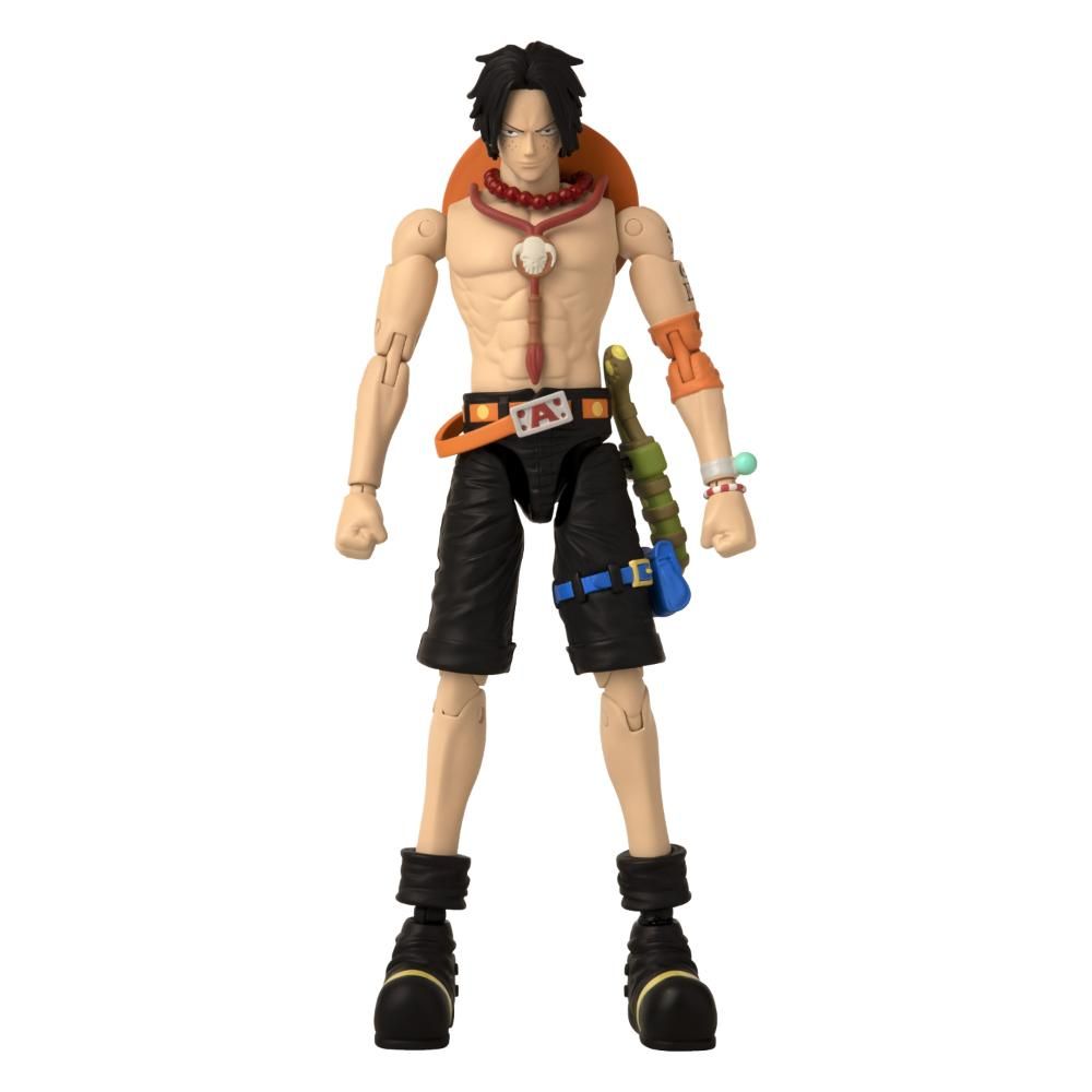 Bandai - Anime Heroes Portgas D Ace Figure - 6.5-Inch