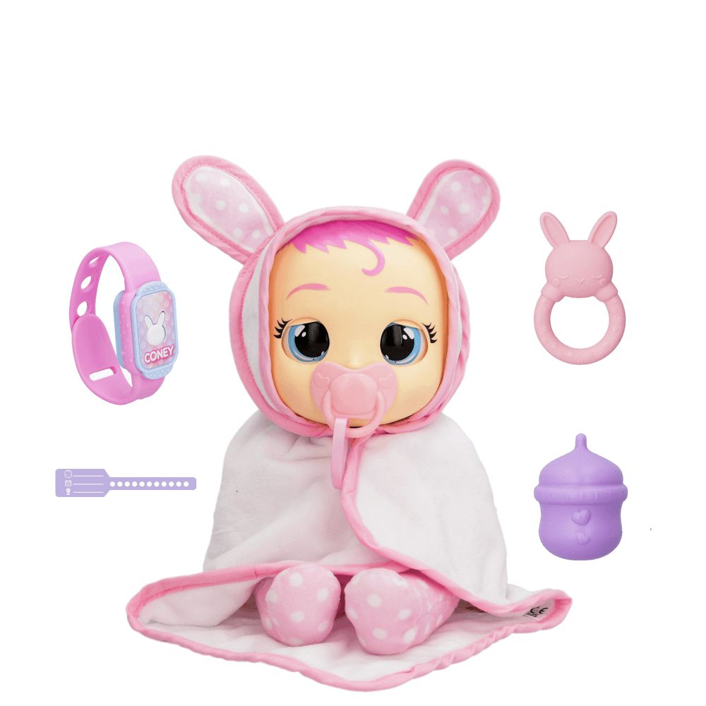 BFF - Cry Babies Newborn Coney Doll Set