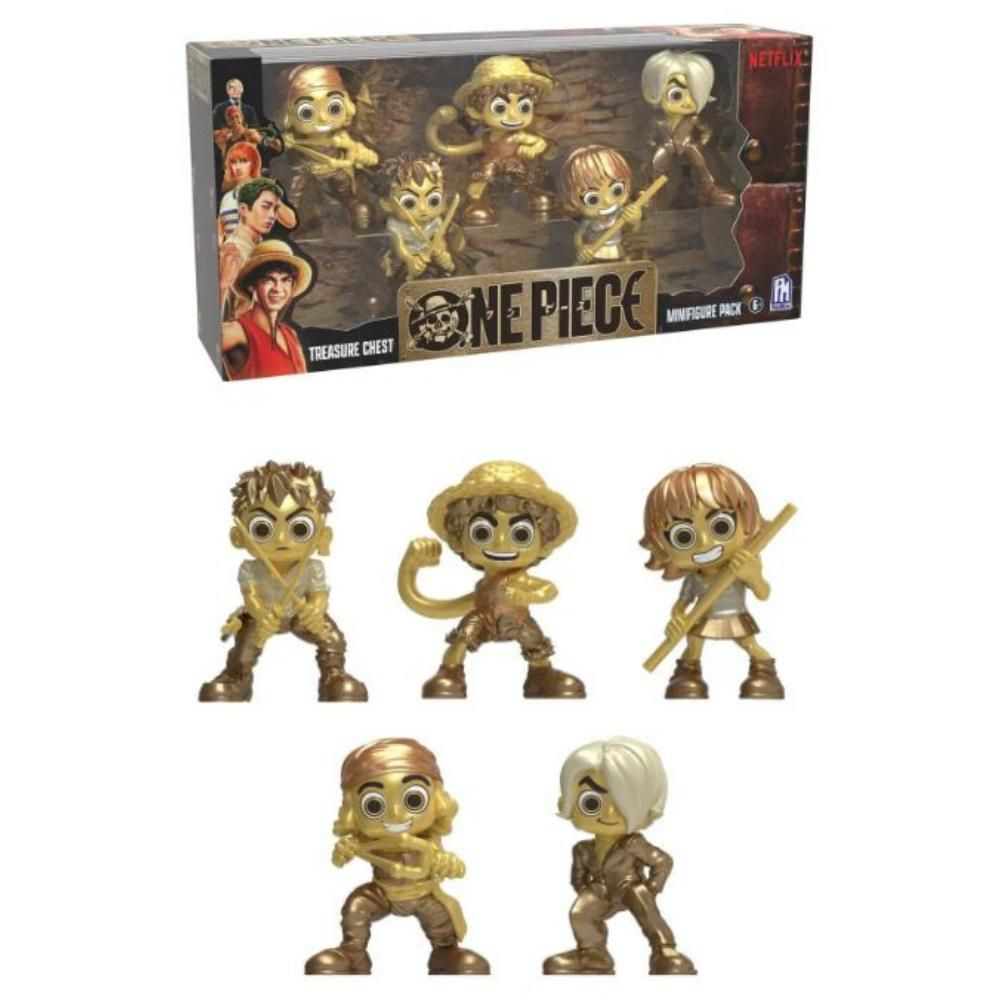 Banda - Netflix One Piece Mini Gold Figures - Pack of 1 - 5pcs