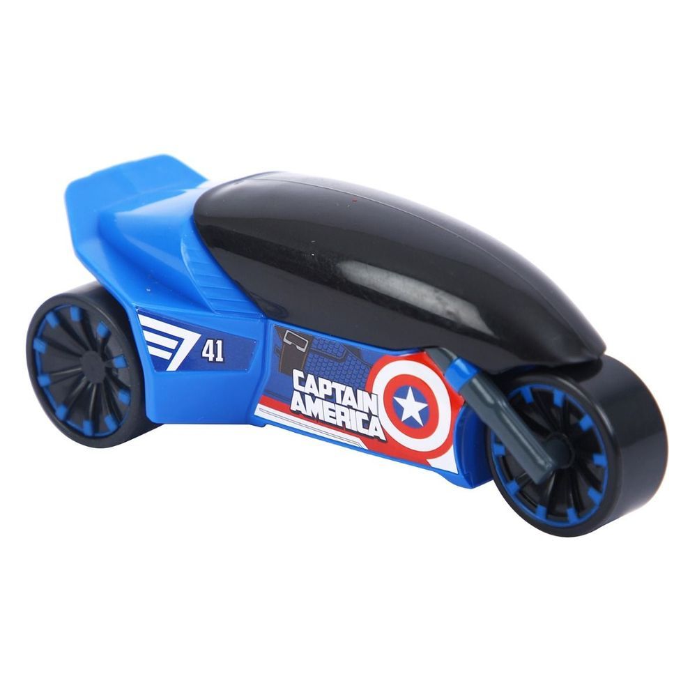 Marvel - 41 Pull Back Rider Car - Captain America