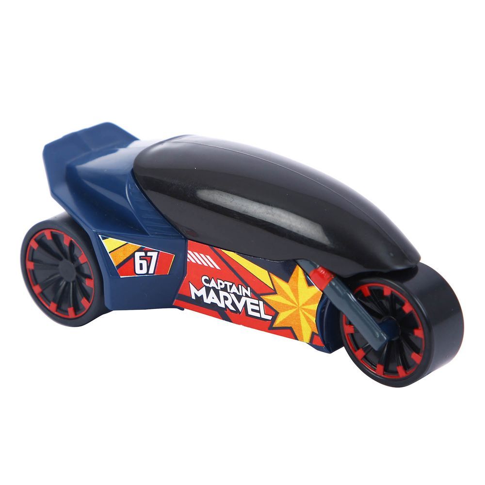 Marvel - 67 Pull Back Rider Car - Captain Marvel