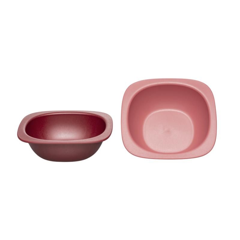 Nip - Stackable & Eco-Friendly Toddler Feeding Bowl 2pcs - Red