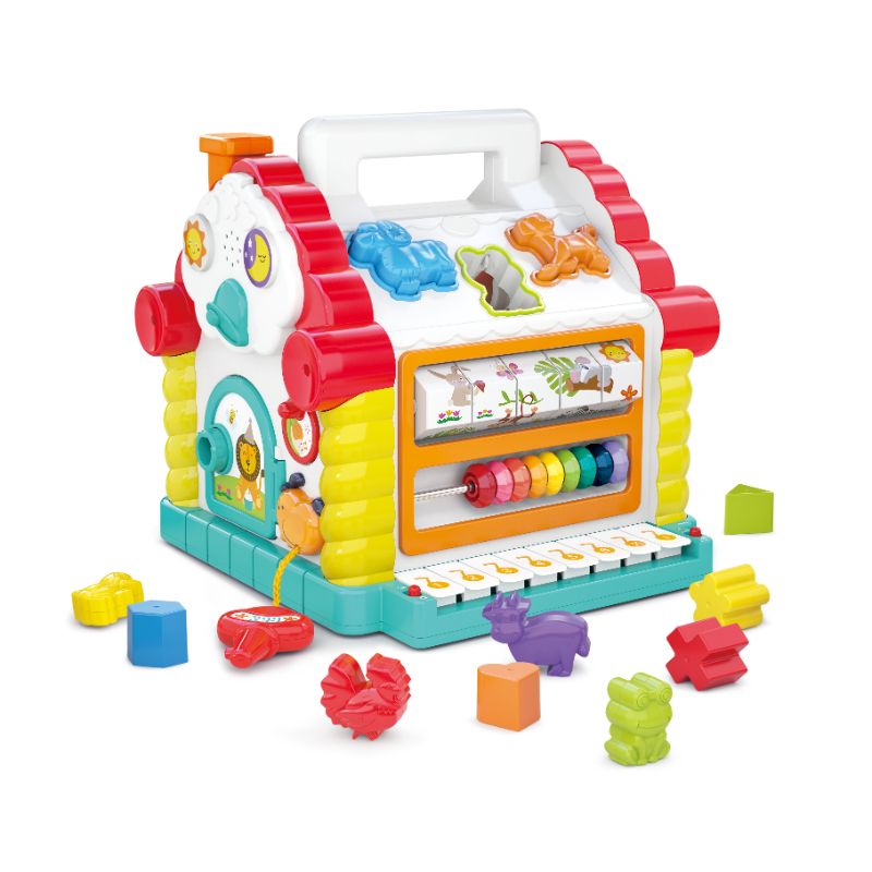 Hola - Activity House Shape Sorter With Animal Sounds And Music