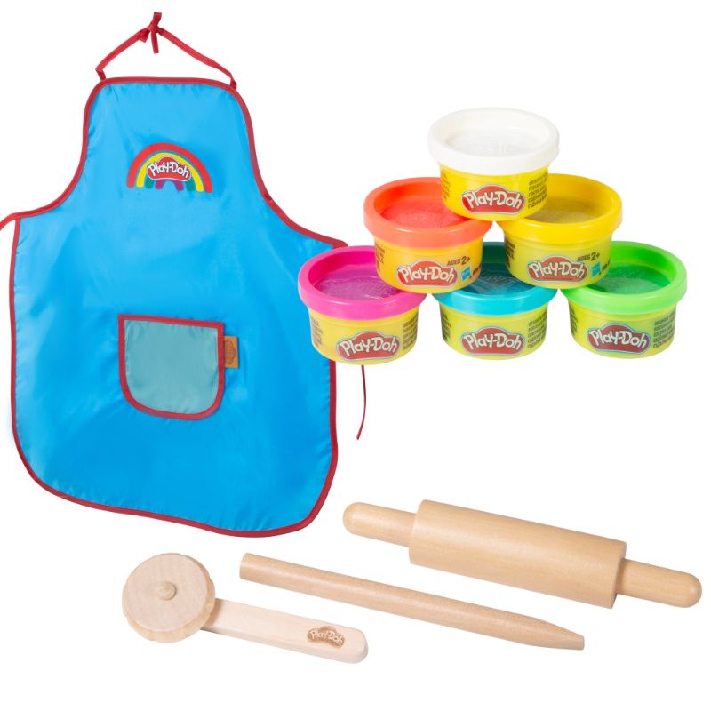 Roba - Play-doh Creative Play Set With Apron And Tools - 10 Pcs