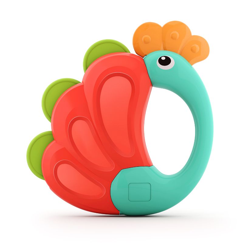 Hola - Peacock Orchestra Rattle Baby Teether