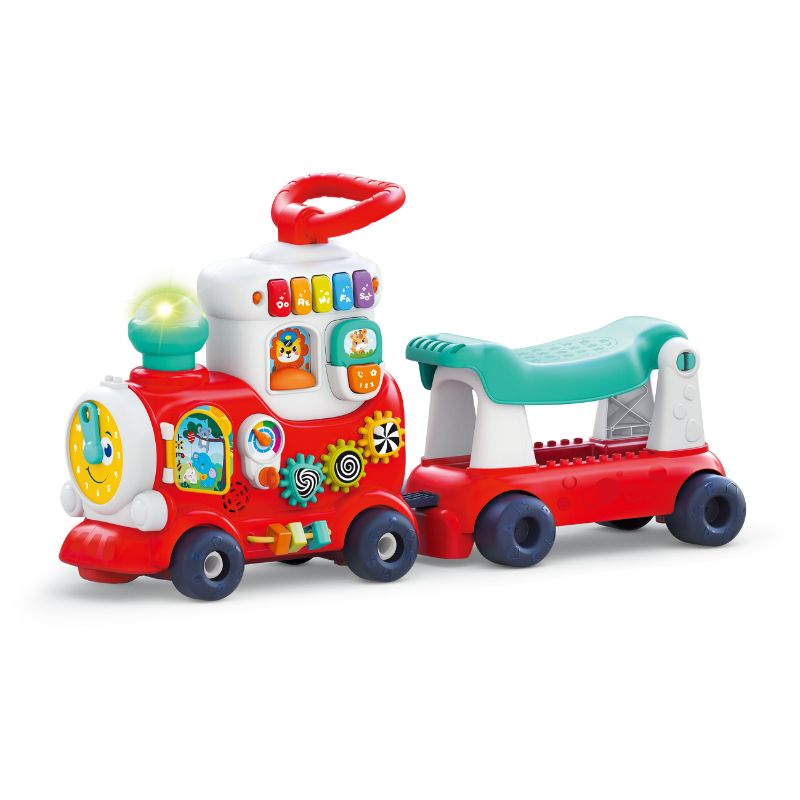 Hola - 4-In-1 Push Walker And Ride-On Learning Train