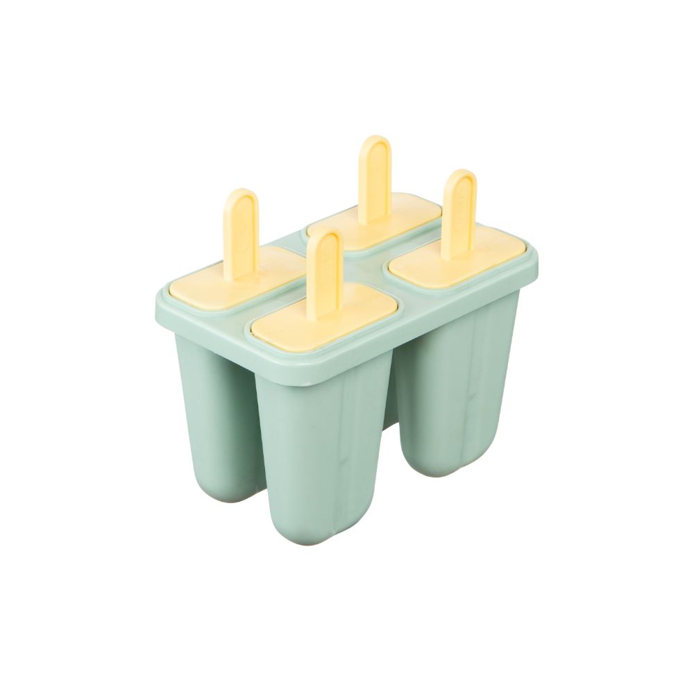 Inochi - Kari DIY Ice Cream Pop Mold With 4 Slots - Green Matcha