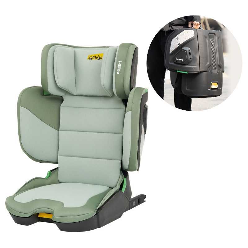 Jovikids - Rober i-Size Booster Car Seat ISOFIX Cabin Size, 3-12Y - Green