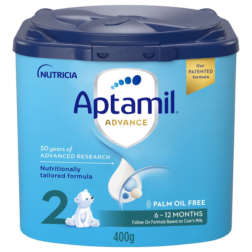 Aptamil - Advance 2 Palm Oil Free Follow On Formula - 400 g