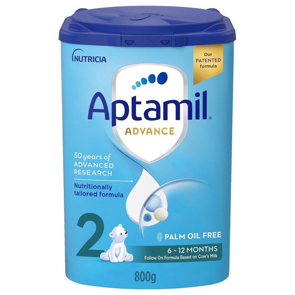 Aptamil - Advance 2 Palm Oil Free Follow On Formula - 800 g