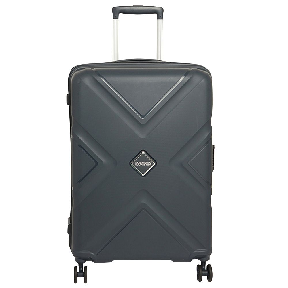 American Tourister - Kross Spinner Hard Cabin Luggage Bag - 55cm - Dark Slate