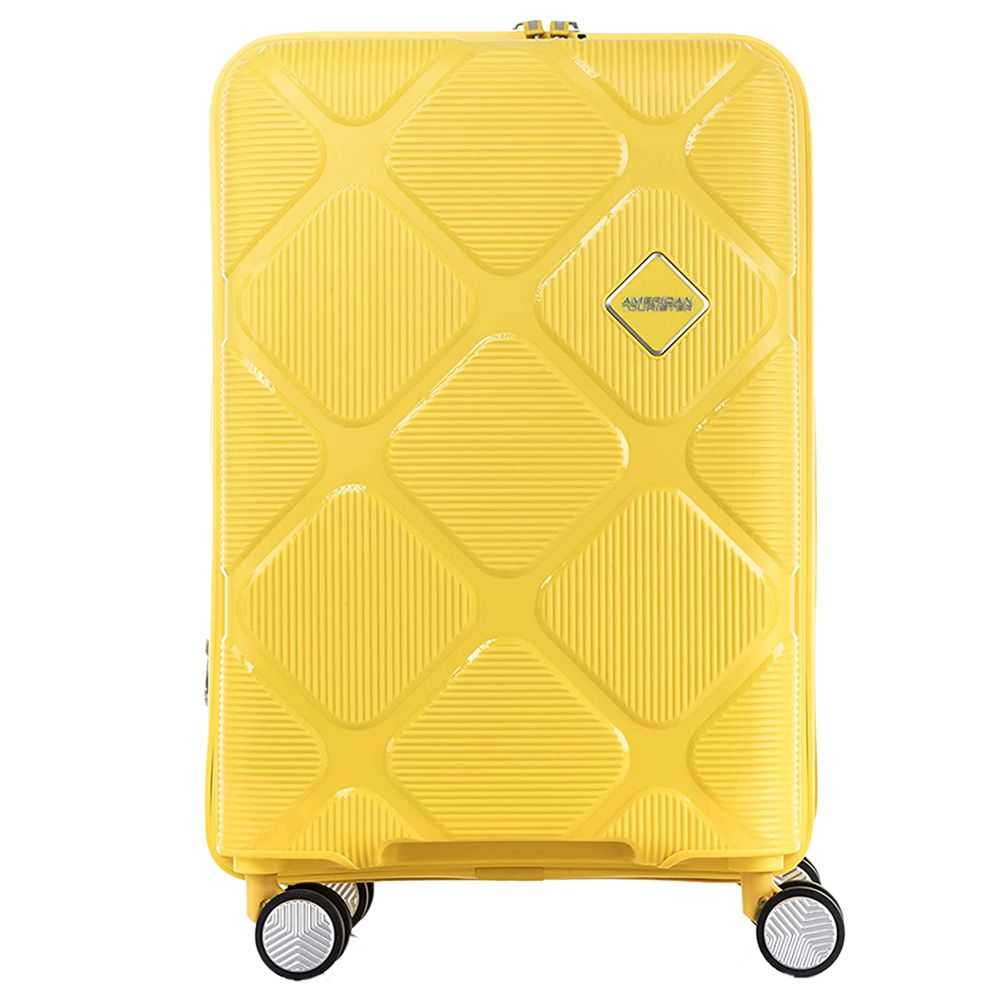 American Tourister - Instagon Spinner Hard Check-In Luggage Bag - 81cm - Lemon Chrome